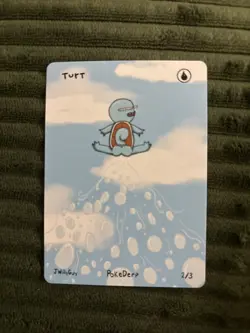 1st Edition Pokederp 2 Turt - Squirtle 2/3 Secret Rare Custom Derpy Card - Image 1