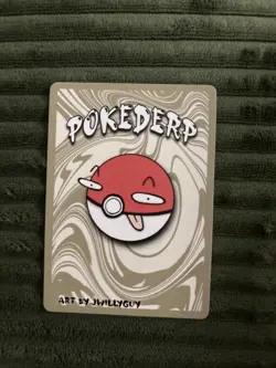 1st Edition Pokederp 2 Turt - Squirtle 2/3 Secret Rare Custom Derpy Card - Image 2