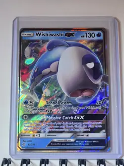 Wishiwashi GX 63/236 Sm-Cosmic Eclipse Holo Pokemon Card TCG Near Mint NM - Image 1