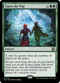 NM Open the Way, MTG, March of the Machine, Magic the Gathering, 23 - Image 1