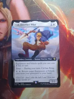 Cid, Freeflier Pilot Extended Art - FIC 0131 NM - MTG Magic - Image 1
