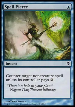 Spell Pierce - Medium Play MTG Zendikar - Image 1