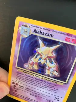 Carte Pokemon : Alakazam 1/102 Edition 2 Set de Base Wizards Francaise - Image 2