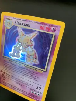 Carte Pokemon : Alakazam 1/102 Edition 2 Set de Base Wizards Francaise - Image 3