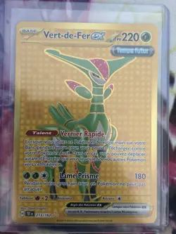 Carte Pokemon Vert-De-Fer EX 213/162 Gold EV5 Forces Temporelles TEF - Image 1