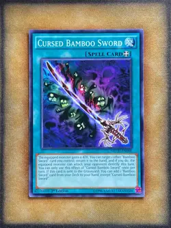 Yugioh Cursed Bamboo Sword NECH-EN068 Common 1st Ed NM - Image 1