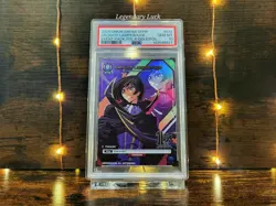 Union Arena Code Geass Lelouch Lamperouge Gold Stamp 1st Anniversary PSA 10 - Image 1