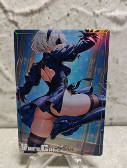 Nier Automata Trading Card Waifu Goddess Story Girl holo Karte Full - Image 1