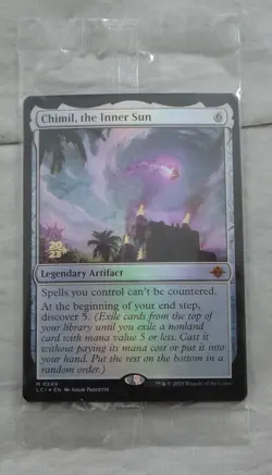 Chimil, The Inner Sun Prerelease Foil Card Rare Magic The Gathering (LCI) - Image 1