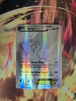 Pokemon TCG Dialga EX Full Art 122/119 Secret Rare Card XY Phantom Forces - Image 1