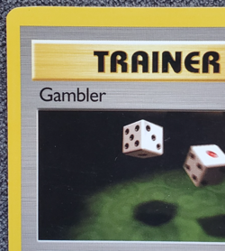 1st Edition Gambler - Fossil - #60/62 - Vintage Pokemon Card 1999 WOTC - Image 2