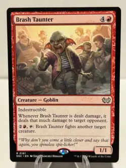 Brash Taunter 161 R Commander: Duskmourn: House of Horror NM MTG - Image 1