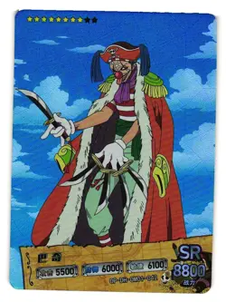 Buggy SR OP-DH-0M01-042 One Piece Anime Trading Card TCG - Image 1