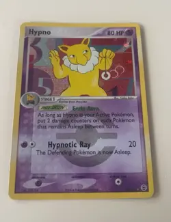 Pokemon Hypno FireRed & LeafGreen Rare Reverse Holo 80 HP Card 25/112 2004 - Image 1