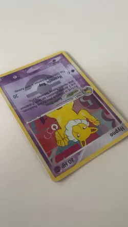 Pokemon Hypno FireRed & LeafGreen Rare Reverse Holo 80 HP Card 25/112 2004 - Image 5