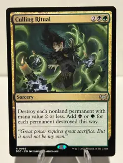 Culling Ritual 85 R Commander: Duskmourn: House of Horror NM MTG - Image 1