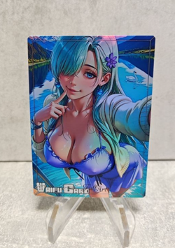 Elizabeth Trading Card Waifu Goddess Story Anime Girl holo Karte Manga Full Art - Image 1