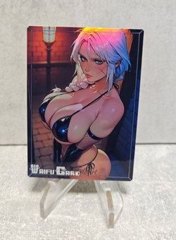 Ciri Trading Card Waifu Goddess Story Anime Girl holo Karte Manga Full Art - Image 1