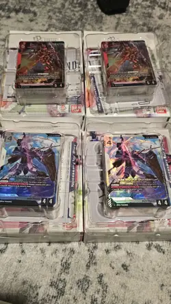 Set of 4 Gundam Card Game St03 and St04 Bricks Only, No Bonus Pack - Image 2