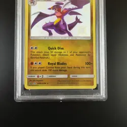 PSA 8 Garchomp SV40/SV94 Pokemon Hidden Fates Holo Card - Image 3