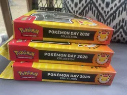 Pokemon TCG 2026 Pokemon Day Collection Box Brand New Sealed Promo Cards LOT 3 - Image 2