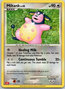 Miltank 017/034 Holo Classic Collection Trading Card Game NM - Image 1