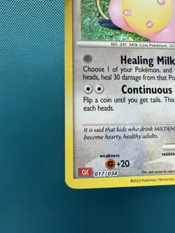 Miltank 017/034 Trading Card Game Classic Classic Collection NM 2546 - Image 4