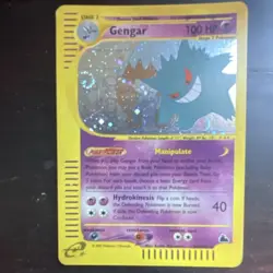 Pokemon Gengar Skyridge Holo Rare Card H9/H32 100 HP English 2003 - Image 1