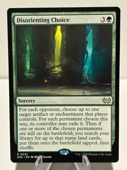 Disorienting Choice 32 R Commander: Duskmourn: House of Horror NM MTG - Image 1