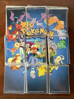 1999 Pokemon TV Animation Series 1 Complete 9 card Puzzle Set (Ex to NM) - Image 1