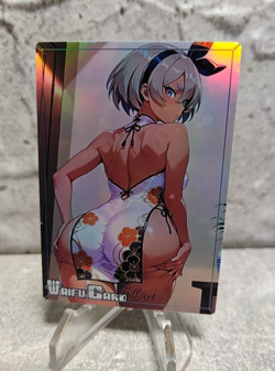 Bea Trading Card Waifu Goddess Story Anime Girl holo Karte Manga Full Art - Image 1