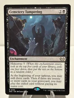 Cemetery Tampering 135 R Commander: Duskmourn: House of Horror NM MTG - Image 1