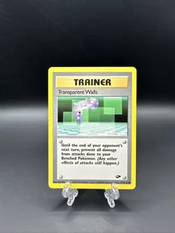Transparent Walls 125/132 Gym Challenge, Vintage Pokemon Card - Image 1