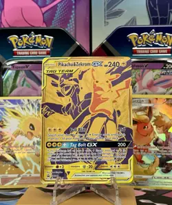 Pokemon TCG Pikachu & Zekrom GX SM248 Holo Card Promos - Image 1