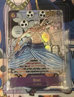 Enel One Piece Manga Card English Rare Super Rare Alt Art NM Manga - Image 1