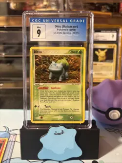CGC 9 MINT Ditto [Bulbasaur] 2005 EX Delta Species 36/113 Pokemon Card - Image 1