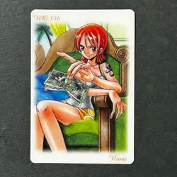 S6435 Nami No.156 Japanese One Piece Vintage Gumica Card 2003 A26 - Image 1