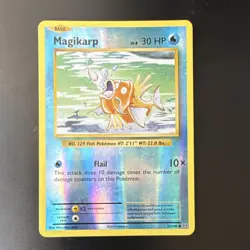 Pokemon Magikarp 33/108 Evolutions Reverse Holo Common Basic 30 HP Card English - Image 1