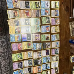 vintage pokemon cards estate lot 50 Cards - Image 1