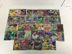 Job Lot of Basic, Rare, VMAX and EX Pokemon Cards, Mixed Condition (R5) - Image 1