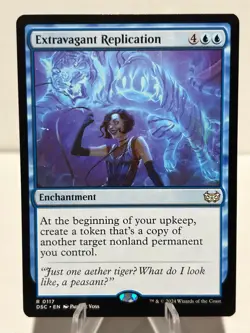 Extravagant Replication 117 R Commander: Duskmourn: House of Horror NM MTG - Image 1