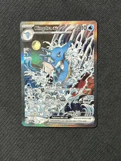 NM Kingdra ex #131 Scarlet & Violet: Black Star Promo Holo Pokemon Card - Image 1