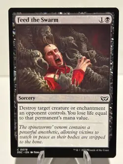 Feed the Swarm 78 C Commander: Duskmourn: House of Horror NM MTG - Image 1