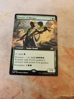 Fanatic Of Rhonas Extended Art Modern Horizons 3 MTG LP - Image 1