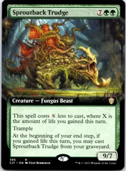 Sproutback Trudge (Extended Art) Commander 2021, 395 NM - Image 1