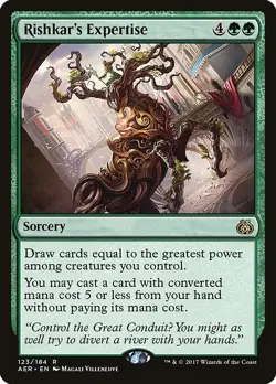 Rishkar's Expertise 1x MtG Aether Revolt SP/NM - Image 1