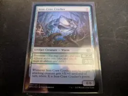 MTG Magic the Gathering FOIL Iron-Craw Crusher BRO! - Image 1