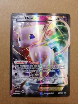 Mew EX XY126 Generations Ultra Rare Textured Full Art Promo Pokemon Card - Image 1
