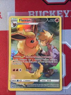 Pokemon TCG Flareon TG01/TG30 Brilliant Stars NM - Image 1