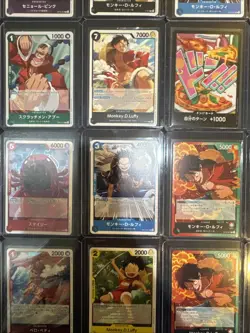 MASSIVE ONE PIECE/POKEMON LOT! 87 TOP LOADERS! 800+CARDS! SEVERAL MONKEY CARDS! - Image 5